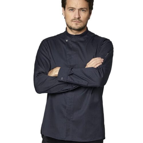 Koksbuis lange mouw 23515 navy blauw